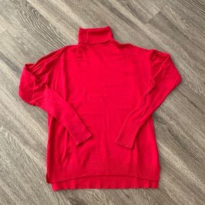 A New Day Red Turtleneck Light Sweater - Women’s Size Small